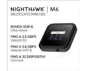 Netgear Nighthawk AX3600 M6 Router 5G + Batería del Router móvil