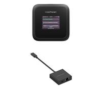 NETGEAR Nighthawk M3 | Router WiFi Portatil | Router 5G Sim Portatil | WiFi 6 | hasta 2,5 Gbps, Hotspot Desbloqueado, comparte múltiples Dispositivos, Ideal para hogar o Empresa (MH3150) con Adapter