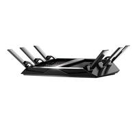 Netgear Nighthawk R8000-100UKS - Router Gaming X6 con tecnología WiFi X6 AC3200 Tri-Band (3200 Mbit/s, 1 x USB 3.0, 1 x USB 2.0, 5 puertos Ethernet Gigabit), color negro [modelo UK]