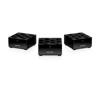 NETGEAR Nighthawk Sistema WiFi 6 de Malla de Tres Bandas (MK73S) - Router + 2 Extensores satelitales - Velocidad de 3 Gbps, Cobertura de hasta 4.500 sq. ft., 25 Dispositivos, Incluye Armadura de 1