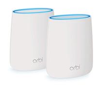 NETGEAR Orbi Compact Wall-Plug Whole Home Mesh WiFi System - Router WiFi y extensor de satélite de enchufe de pared con velocidades de hasta 2.2 Gbps de más de 3.500 pies cuadrados, AC2200 (RBK20W)