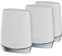 NETGEAR Orbi Mesh WiFi 6 RBK753 | Sistema Tribanda Compuesto por 1 Router y 2 Extensores Satélite |Cobertura de hasta 525 m² y más de 40 Dispositivos, AX4200 (hasta 4.2 Gbps)
