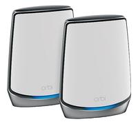 NETGEAR Orbi Sistema Mesh WiFi 6 RBK852 - Router Mesh con 1 Satélite Extensor - para toda la casa Tribanda de hasta 460m2 y 100 dispositivos - 11AX AX6000 ( 6Gbps)