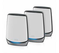 NETGEAR Orbi Mesh WiFi 6 (RBK853) | WiFi Mesh Router con 2 satélites Extensores | Cobertura Mesh Tribanda AX6000 para Toda la casa de hasta 525 m2 y 100 Dispositivos
