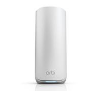 NETGEAR Orbi Serie 870 Sistema WiFi 7 Mesh, Satélite de Expansión | Compatible con RBE872 / RBE873, Añade hasta 200 m², Hasta 21 Gbit/s, 150 dispositivos, Tri-Band, Blanco, RBE870