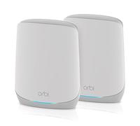 NETGEAR Orbi - Sistema WiFi 6 de malla de tres bandas para todo el hogar (RBK762S) - Router con 1 extensor de satélite - Cobertura de hasta 5,000 pies cuadrados, 75 dispositivos - Seguridad de