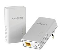 NETGEAR PLPW1000, CPL WiFi 1000 Mbps con 1 Puerto Ethernet, Precio CPL Fibra Ideal para Acceso a Internet en casa y aprovechador del Servicio Multi-TV, Compatible con Todas Las Cajas de Internet