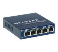 NETGEAR Switch de Red Gigabit de 5 Puertos GS105 |Switch Ethernet - Plug-and-Play | Funcionamiento silencioso | Montaje en sobremesa o Pared
