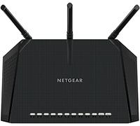 Netgear R6400 Router WiFi Nighthawk AC1750 Smart Router, Doble Banda, 4 Puertos Gigabit, con protección Armor, Color Negro