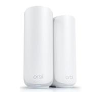 NETGEAR Orbi 370 | Sistema Mesh WiFi 7 | RBE372 | Router WiFi 7 y 1 satélite | hasta 3,6 Gbits/s | Alcance 240 m² | Soporta 70 Dispositivos | Puerto Internet 2.5GB | Dualbanda BE3600 | Blanco