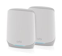 NETGEAR Red Mesh WiFi 6 Orbi tribanda (RBK762S) Router + 1 Extensor de Rango satélite, Funciones de Seguridad, hasta 5,4 Gbps, Cubre hasta 350 m2, 75 Dispositivos, Seguridad Armor Gratuita