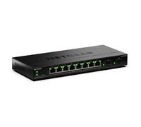 NETGEAR Switch PoE+ Smart Managed Essentials de 10 Puertos Gigabit Ethernet de la Serie S350- 8 x 1 G PoE+ a 55 W, 2 x 1 G dedicado SFP - Soporte en Escritorio o en Pared (GS310TPv2)