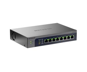 NETGEAR Switch 10Gb 8 Puertos, Switch Ethernet No Gestionable XS508M | Todos los puertos admiten 10Gb, Escritorio/Pared