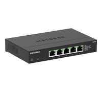 NETGEAR Switch de 5 Puertos Multi-Gigabit Ethernet Plus (MS305E): gestionable, 5 Puertos de 1 G/2, 5 G, Montaje de sobremesa o en Pared