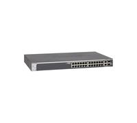 NETGEAR Switch Ethernet 28 Puertos, Switch Gigabit Gestionable GS728TX | 24 x 1Gb, 4 x 10Gb SFP+ Puertos, Insight Cloud Opcional, Escritorio/Rack