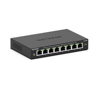 NETGEAR Switch Ethernet 8 Puertos, Switch Gigabit Gestionable GS308E | Escritorio/Pared, Hub de Red Doméstica, Funcionamiento Silencioso