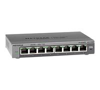 NETGEAR Switch Gigabit Ethernet Plus gestionado de 8 Puertos GS108E |con Opciones de Montaje en Pared o sobremesa y Soporte Limitado de por Vida