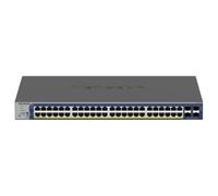 NETGEAR – Switch gestionado GS752TXUP – 48 puertos PoE Gigabit, 10G SFP+, 1U gris