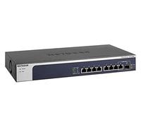 NETGEAR Switch no administrado Multi-Gigabit Ethernet de 8 Puertos 10G (XS508M) - con 1 x 10G SFP+, Montaje en Escritorio/Rack y protección Limitada de por Vida ProSAFE
