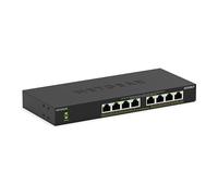 NETGEAR Switch no gestionable Essentials de 8 Puertos Gigabit Ethernet PoE (GS308LP): con 8 Puertos PoE+ de 60 W actualizables, Montaje de sobremesa o en Pared