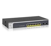 NETGEAR Switch PoE 10 Puertos, Switch Ethernet Gestionable GS510TPP | 8 x PoE+ Puertos @ 55W, 2 x 1Gb SFP, Insight Cloud Opcional, Escritorio/Pared