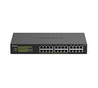 NETGEAR Switch PoE 24 Puertos, Switch Ethernet No Gestionable GS324P | 8 x 1Gb y 16 x 1Gb PoE+ Puertos @ 190W, Escritorio/Rack