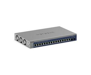 NETGEAR Switch XS516TM-100EUS Gestionado Insight 16 Puertos 10G con 2 Puertos SFP+ y Soporte Cloud