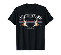 Netherlands Black-Tailed Godwit Vintage Dutch Souvenir Camiseta