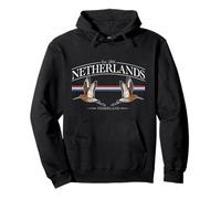Netherlands Black-Tailed Godwit Vintage Dutch Souvenir Sudadera con Capucha