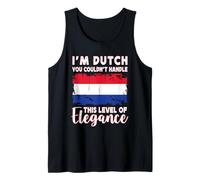 Netherlands Flag Proud Elegant Dutch Boyfriend Girlfriend Camiseta sin Mangas