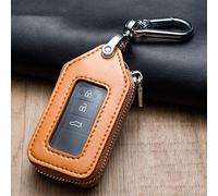 NETHIX 2 Piezas Funda Llave Coche, para Hyundai Bayon Getz Ioniq IONIQ 5 Kona Santa FE Tucson i10 i20 i30 portátil multifunción Bolsa Llave remota Coche Protectora Organizador Llaves Accesorios,B