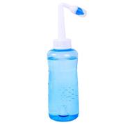Neti Pot - Kit de enjuague nasal de 500 ml, limpiador de nariz, sistema de riego sinusal, enjuague a presión, riego nasal para adultos, alivio de la congestión nasal y alergias, lavado nasal