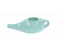 NetiPot - Jarra para limpieza nasal (cerámica, 250 ml), color turquesa