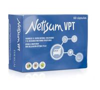 Netisum VPT | Complemento Alimenticio que Favorece el Sueño y el Descanso Nocturno y Promueve la Relajación | Con Valeriana, Pasiflora y Tila | 60 cápsulas