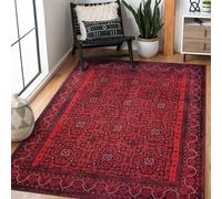 NETLINE HOME Alfombras lavables para sala de estar, alfombra tradicional de pelo bajo, antideslizante, alfombra decorativa de diseño bohemio, alfombras vintage, alfombras plegables para pasillo para