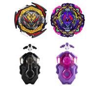 Netoke Peonzas de Batalla Gyros Set, 4D Battle Gyros Model Speed Gyros con, Juguetes clásicos Regalo para niños,(B-180+B-206)
