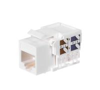 Netrack Modulo Jack Keystone 1Xrj45 8P8C Utp Cat5E LSA con Morsetto, Bianco