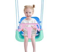nets Tribe Toddler Swing 3-in-1 Baby Swing Seat Anti-Flip Snug & Secure Detachable Kids Swing Set Infants to Teens Swing Seat for Playground Indoor