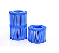 NetSpa SP-N1408778 Antibacterianos Cartuchos de Filtro Para SPA, 10.5cm x 11cm x 24cm, 3 Trozo