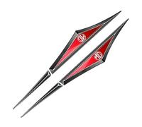 NETTAY Coche Emblemas, para MG HS MG4 EV ZS ZS EV MG MG3 Full Hybrid Frontal Capó Maletero Emblema Adhesivo, Autoadhesiva Adhesivo Pegatina para Carrocería Insignia,E