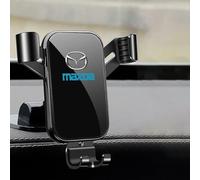 NETTAY Soporte para Teléfono del Coche para Mazda MX-30/Mazda MX-5/MX-5 Hardtop/Roadster/RX-8, Soporte de navegación para Consola Central, Soporte Coche Estable Accesorios,A/Black