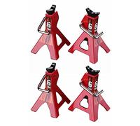 Nettoppo 4X 6 Ton Simulado Jack Metal Mini Jack Soportes Decoración para TRX4 Axial SCX10 CC01 D90 D110