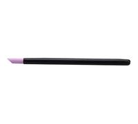 Nettoppo Black Lapiz Palillo De Cuticula Piedra Para Fregar De Cuarzo Empujador De Arte De Una De Cuticula Cuchara Cuidado De La Manicura Herramientas