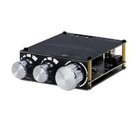 Nettoppo Bluetooth 5.0 100 W + 100 W Power Subwoofer Placa Amplificadora Placa 2.1 Canal D Home Audio Stereo Equalizer Amplificador XY-T100L