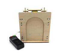 Nettoppo Puerta de Ascensor de Madera ° 1, Casa Hecha una Sí Misma, Modelo de Garaje, Kit de Puerta EléCtrica, TecnologíA DIY, Toy