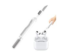 Nettoyant pour écouteurs - Outils de nettoyage de boîtier d'écouteurs | stylo brosse, nettoyeur électroniqu,Stylo de nettoyage à brosse douce, multifonction à double tête, pour clavier et