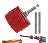 Nettoyer de tuyaux en cuivre professionnel - Brosse de forage multi-tête pour le retrait de la rouille approfondie, nettoyage de précision avec une fonction de poils robuste, outil pour l'électricien