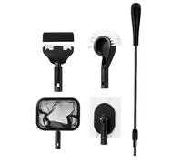 Nettoyeur De Bac À Poissons - 200g Kit De Nettoyage 4-en-1 Brosse À Gravier Aquarium Grattoir Algues Multifonction Eponge Nettoyage Terrarium Accessoire Entretien Eau Douce Et Salée Bassin