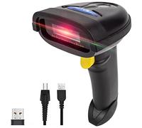 NETUM 2D 1D Escáner de Código de Barras, Conexiones Inalámbricas 2.4G y Bluetooth y USB por Cable, Conecte Teléfonos Inteligentes, Tabletas, PC, para Matriz de Datos QR PDF417 NT-1228BL