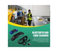 Netum C740 Escáner de Código de Barras Inalámbrico 1D Lector de Código de Barras Qr de Bolsillo Code128 para Ropa de Tabaco Pago Móvil